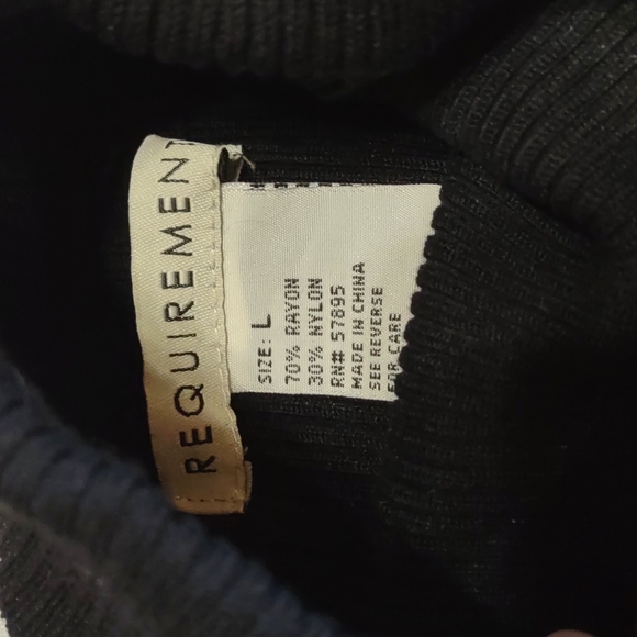 Requirements Beaded Sleeveless Turtleneck Sweater - Picture 7 of 7